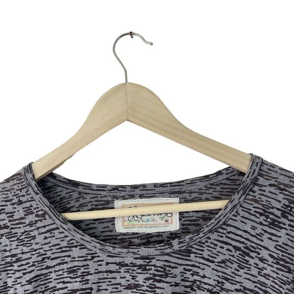 Aventura XXL 2XL Top Burnout Fabric Long Sleeve Pullover Flower Womens - Picture 6 of 15